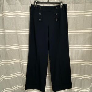 LOFT Ann Taylor / Marissa Black Wide Leg Sailor Pants Size 4